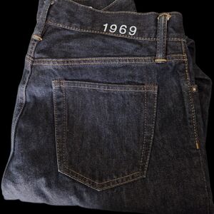 Gap 1969 Men's Dark Blue Jeans